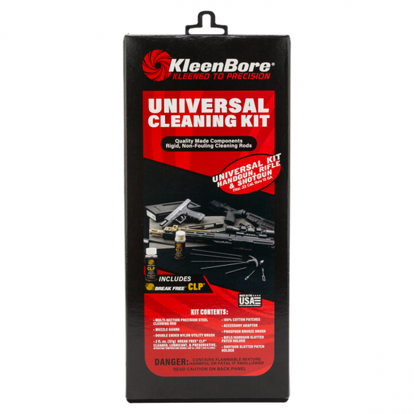 Kleenbore UNIVERSAL HANDGUN/RIFLE/SHOTGUN CLEANING KIT