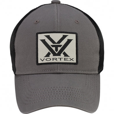 Vortex Cap: Pewter Patch Logo VT-220-34-CHR