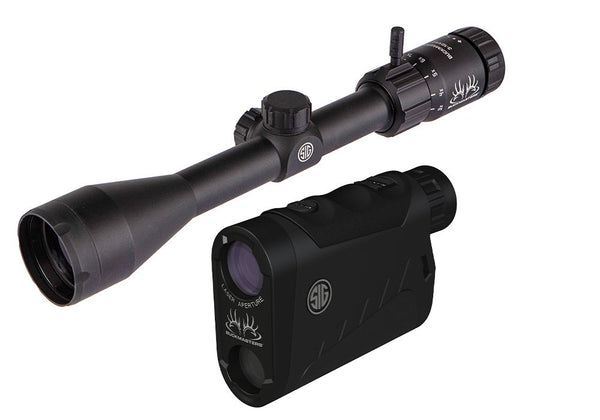 SIG SAUER BUCKMASTERS COMBO KIT, 4-16X44MM SCOPE & BUCKMASTERS 1500 Range Finder