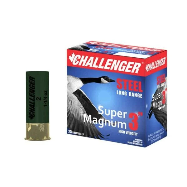 CHALLENGER 12GA. 3” 1 1/4oz. #2 STEEL (50072)