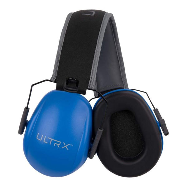 ULTRX Slim Profile Youth Passive Earmuff, Blue - 4175