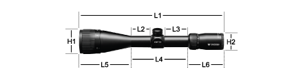 Vortex Crossfire® HD 3-9x40 Illuminated Dead-Hold® 2A BDC (MOA) Reticle | 1" Tube (CFR-3901I)