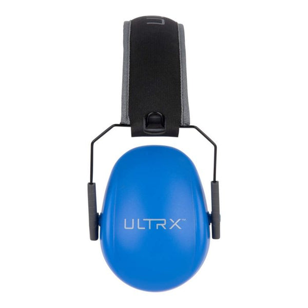 ULTRX Slim Profile Youth Passive Earmuff, Blue - 4175