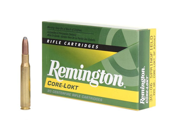 Remington 30-06 Spfld Core-Lok 220gr SP