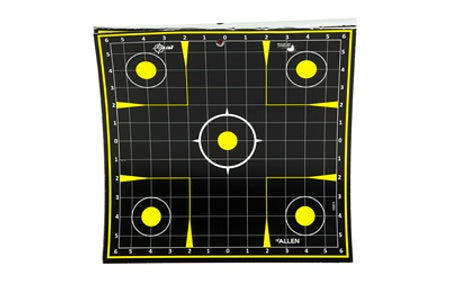 Allen EZ Aim Splash Hanging 12"x12" Black/Chartreuse 30 Pack - 15211-30