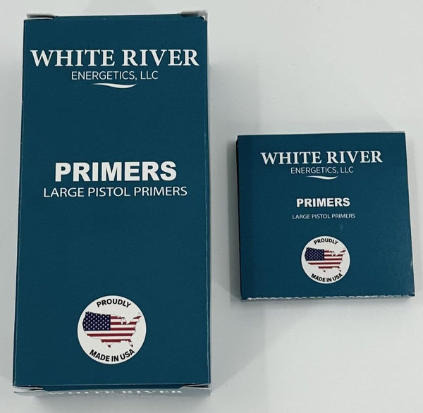 White River Energetics Lare Rifle Primers Qty 1000