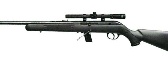 Savage 64 FXP Semi Auto Rifle 22 LR, LH,  4x15 Scope