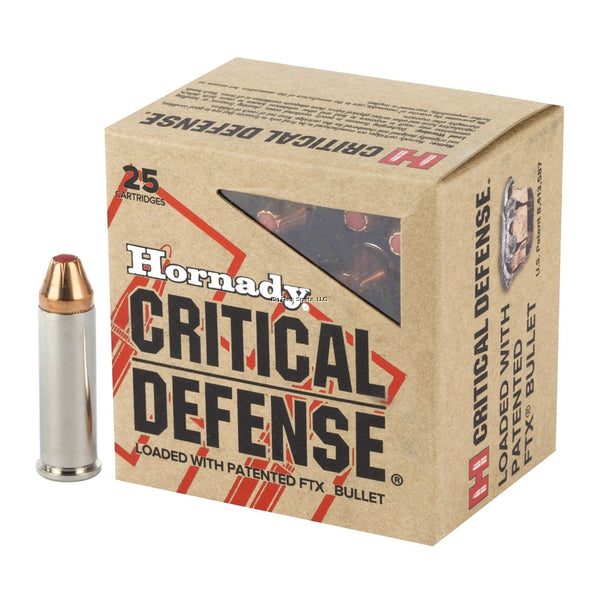 Hornady Critical Defense Pistol Ammo 45 ACP 185gr FTX