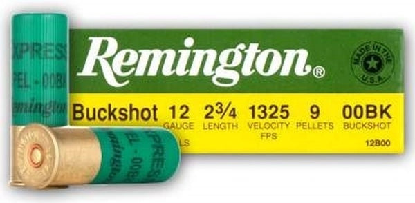Remington EXP BUCKSHOT 12GA 2 3/4” 00