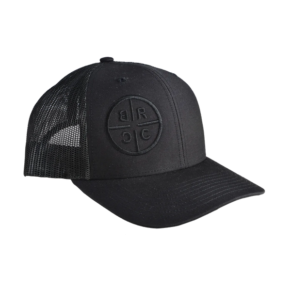 BRCC Reticle Logo Trucker Hat All Black