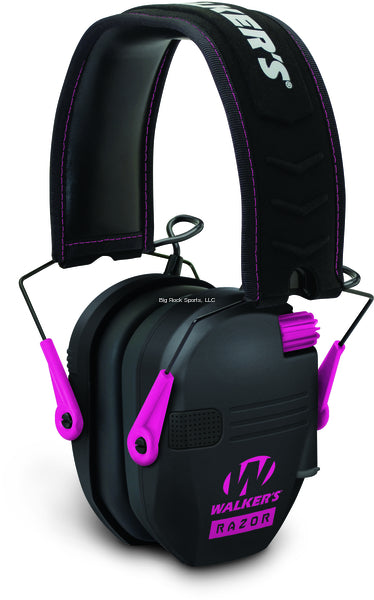 Walkers Razor slim electronic ear protection-pink