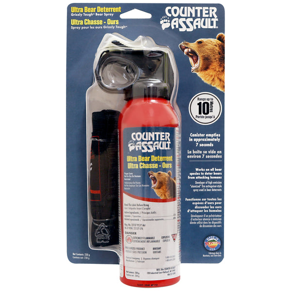 Counter Assault Bear Spray w/ Holster, 230G / 8.1oz, – Hunters ...