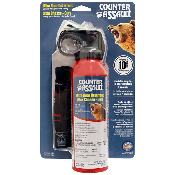 Counter Assault Bear Spray w/ Holster, 230G / 8.1oz,