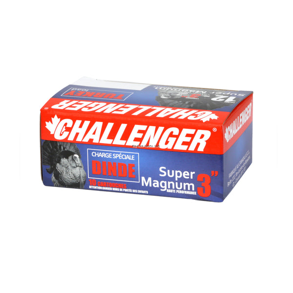 Challenger Ammo Turkey Shotshell 12 GA, 3", 2 oz, #4, 10 Rnd