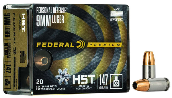 FED 9MM 147 GR HST JHP ”PERSONAL DEFENSE”