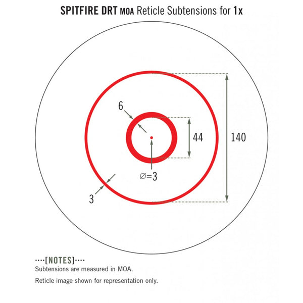 VORTEX SPITFIRE PRISM SCOPE 1X AR VT-SPR-200