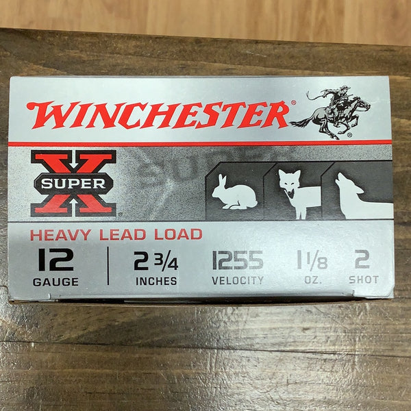 Winchester Super X 12ga 2.75” #2 heavy lead load