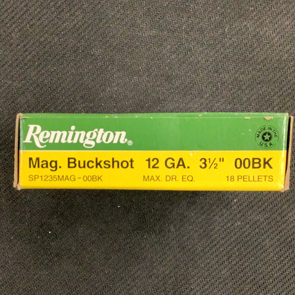 Remington 12 gauge 3 1/2” 00 buckshot