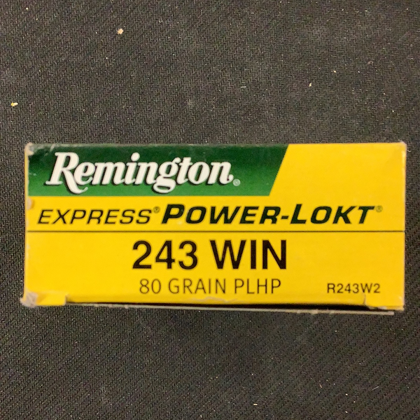 Remington .243 Win 80gr PLHP