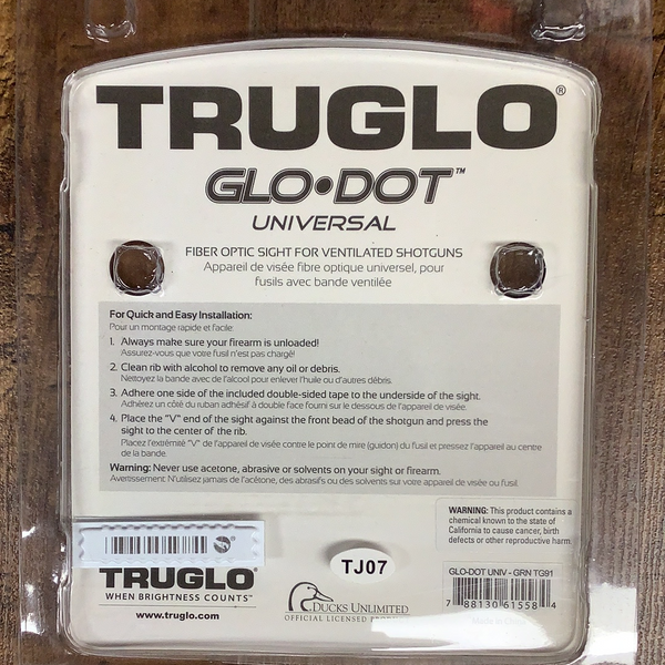 Truglo Fibre-Optic Sight for Ventilated Rib Shotguns