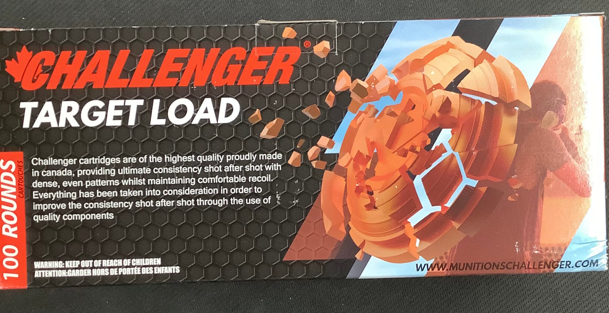Challenger target load 12ga 2.75” #8 100 rounds – Hunters Headquarters ...