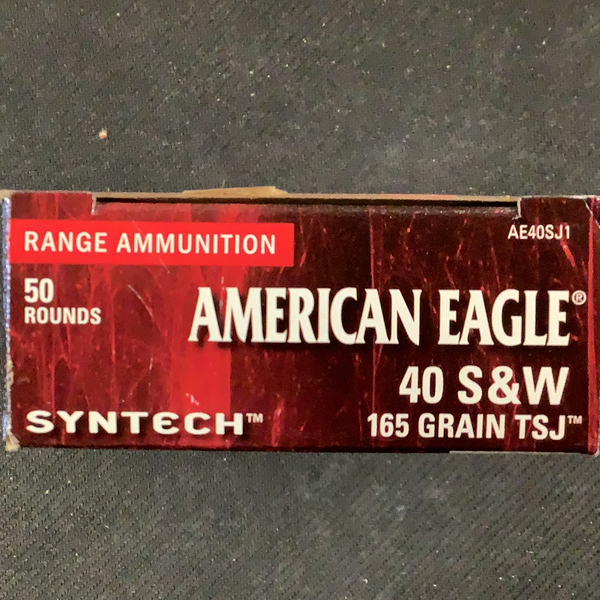 Federal American Eagle .40 S&W 165gr Syntech