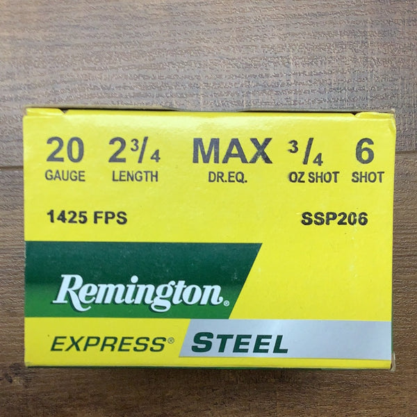 Remington 20GA Steel 2.75” #6