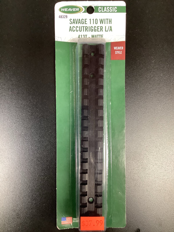 Weaver 48329 Savage 110 Scope Mount Base – Hunters Headquarters Canada