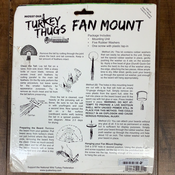 Quaker Boy Turkey Fan Mount