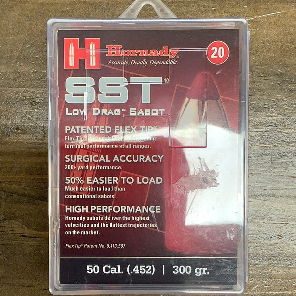 Hornady SST .50cal 300gr muzzleloader sabot