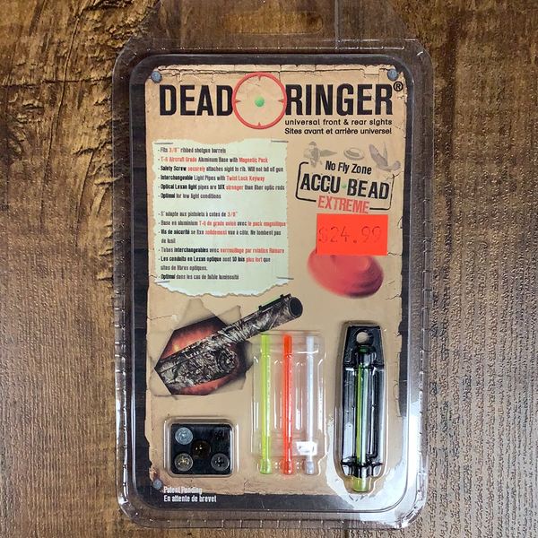 Dead Ringer Fibre-Optic Shotgun Sights – Hunters Headquarters Canada