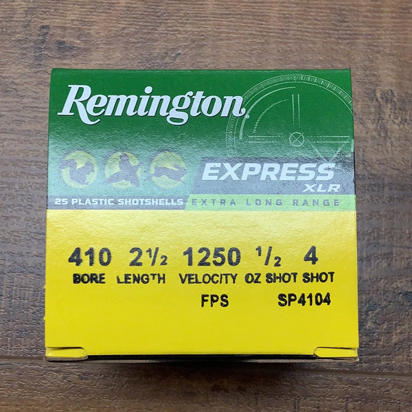 Remington express .410ga, 2.5”, #4