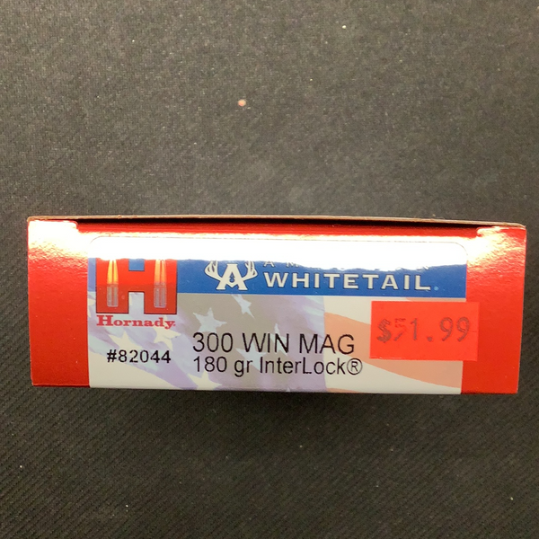 Hornady American Whitetail .300 wm 180gr Interlock