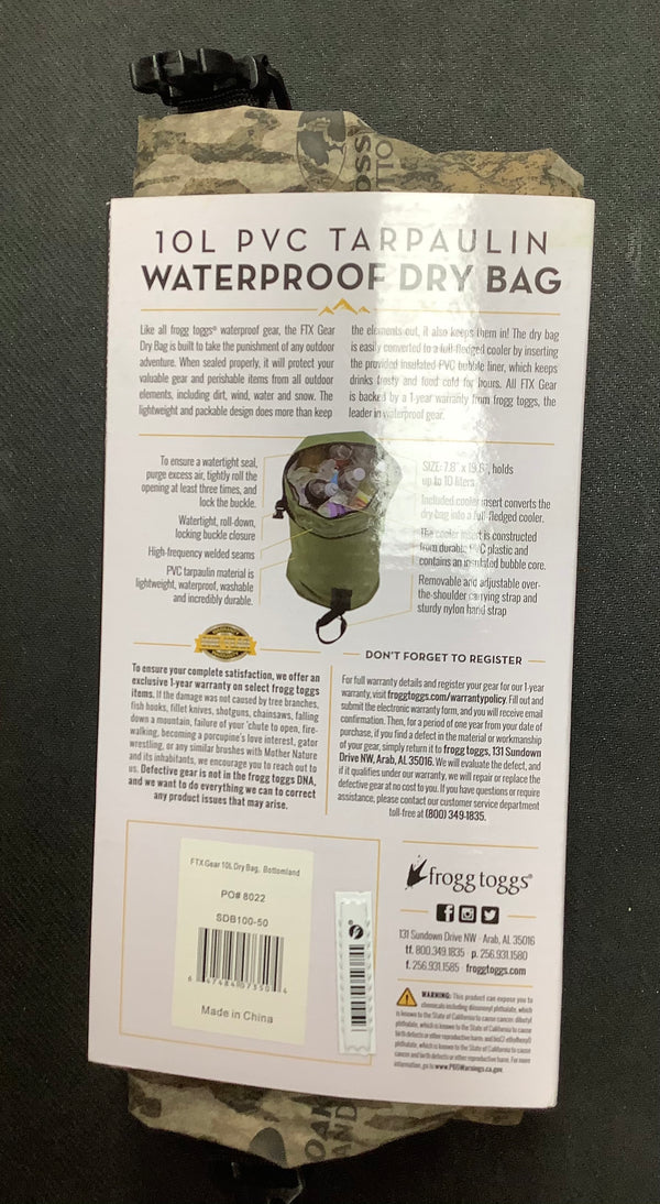 Frog Toggs 10L Waterproof Dry Bag