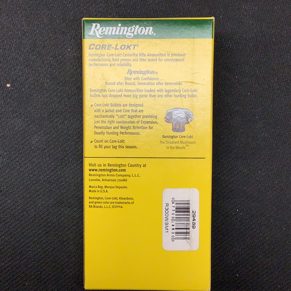 Remington Core-Lokt .300 wsm 150gr PSP