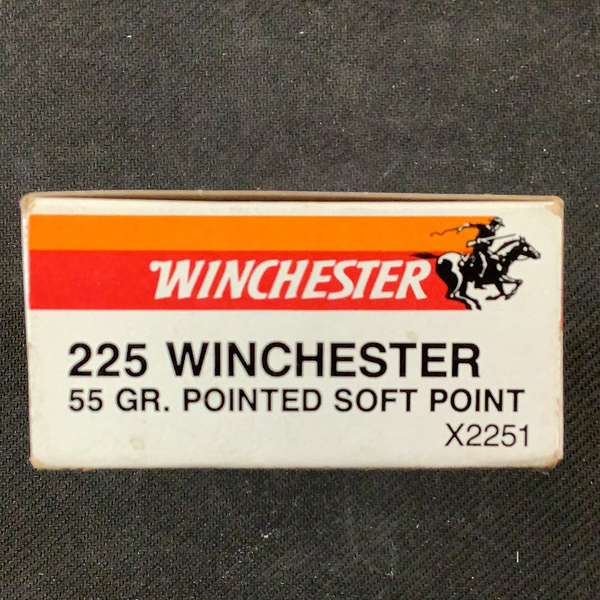 Winchester .225 win 55gr PSP