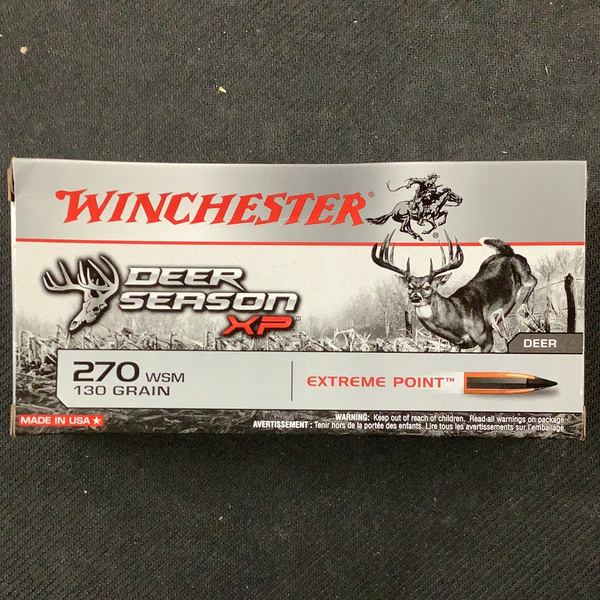 Winchester .270 WSM 130gr Extreme Point