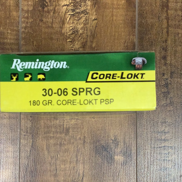 Remington 30-06 spfld 180gr core-lokt PSP