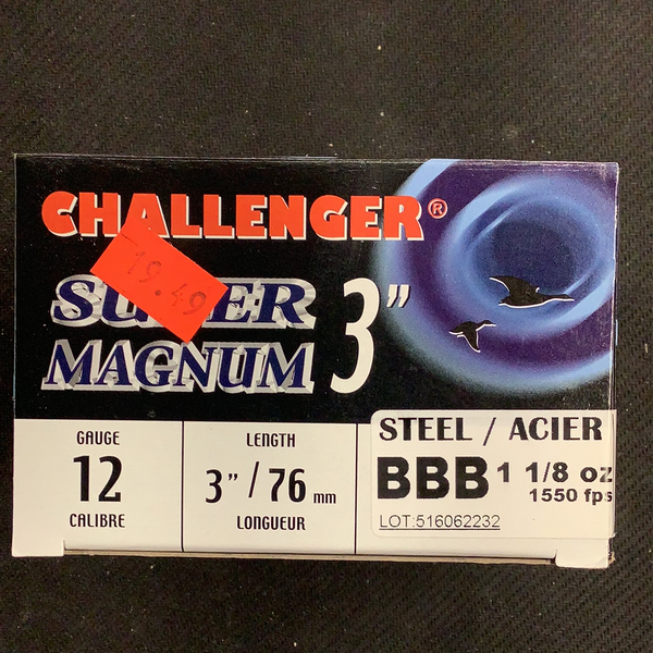 Challenger 12 gauge 3” BBB