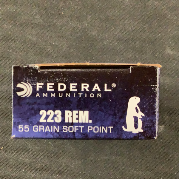 Federal .223 rem 55gr Soft Point