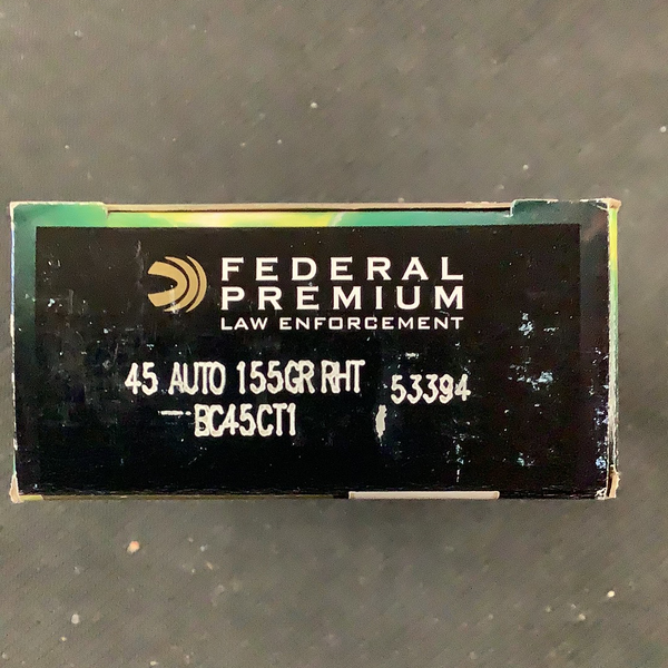 Federal Premium .45 acp 155gr