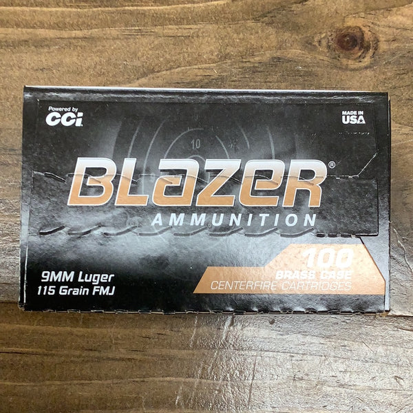 CCI Blazer 9mm 115gr 100rnds