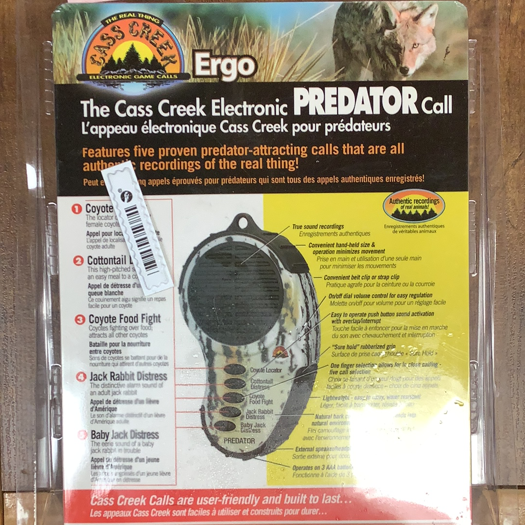 Predator Game Call Ergo Predator Game Call – Hunters Headquarters Canada