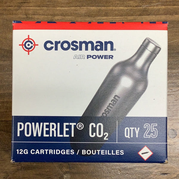 Crosman CO2 12g Air Cartridges 25 count