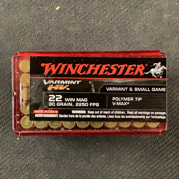 Winchester .22 wm 30gr Polymer Tip