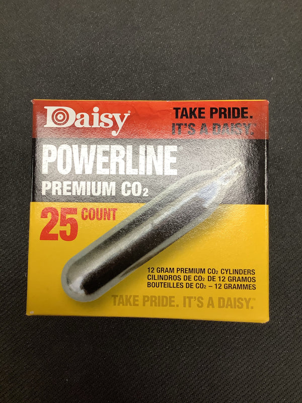Daisy CO2 12g Cartridges 25 count