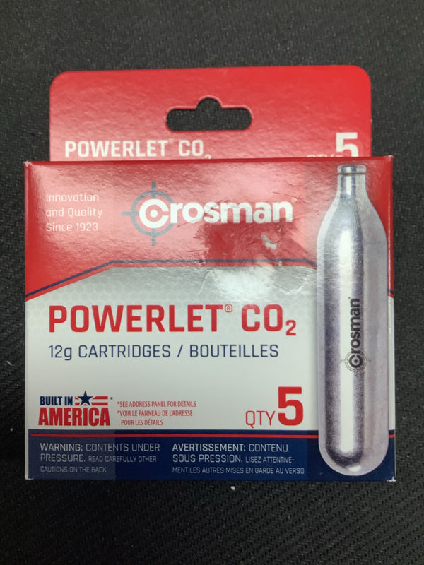 Crosman CO2 12g Cartridges 5 count