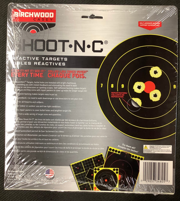 Birchwood Casey Shoot-N-C Targets 8"