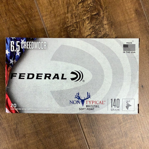 Federal non-typical white tail 6.5 Creedmoor 140gr SP
