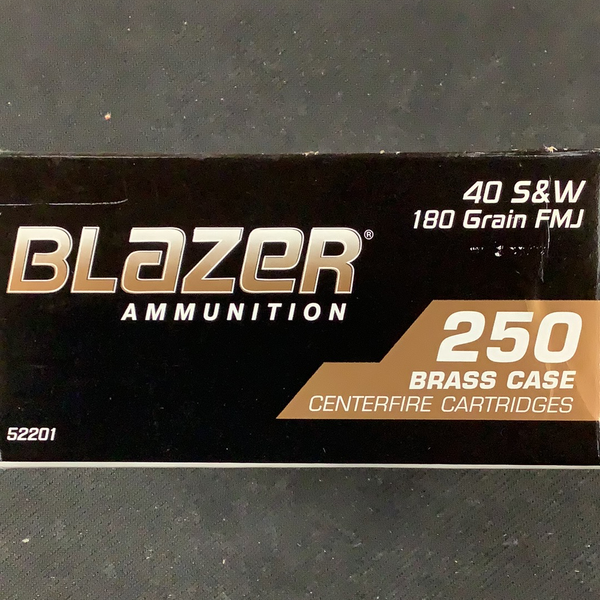 CCI Blazer .40 S&W 180gr FMJ